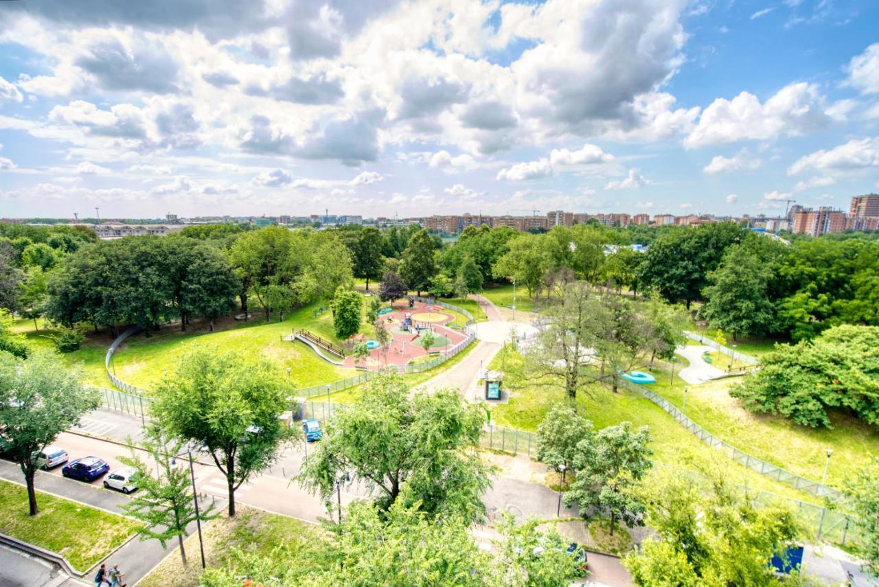 Caseospitali - Casa Park View, Ampio Trilocale Per Famiglie Sul Parco 米兰 外观 照片